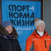 Соревнования по лыжным гонкам Абан 01 03 2020