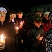 п. Абан Факельное шествие Огонь нашей памяти 2016г
