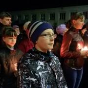 п. Абан Факельное шествие Огонь нашей памяти 2016г