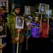 п. Абан Факельное шествие Огонь нашей памяти 2016г