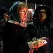 п. Абан Факельное шествие Огонь нашей памяти 2016г