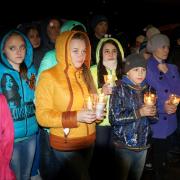 п. Абан Факельное шествие Огонь нашей памяти 2016г