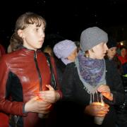 п. Абан Факельное шествие Огонь нашей памяти 2016г