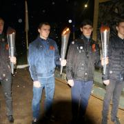 п. Абан Факельное шествие Огонь нашей памяти 2016г