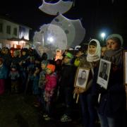 п. Абан Факельное шествие Огонь нашей памяти 2016г