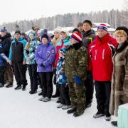 Районные соревнования "Лыжня зовет" п. Абан 3 декабря 2017г