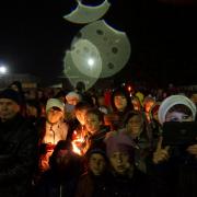 п. Абан Факельное шествие Огонь нашей памяти 2016г