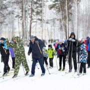 Районные соревнования "Лыжня зовет" п. Абан 3 декабря 2017г