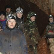 02.11.2015г Манский район пещера Большая Орешная. Школьный туристко-спортивный клуб "ВеСтра" Абанской СОШ № 3
