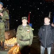 п. Абан Факельное шествие Огонь нашей памяти 2016г