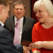 20.05.2016г РДК п.Абан награждение выпускников ДЮСШ "Лидер"