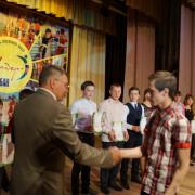 20.05.2016г РДК п.Абан награждение выпускников ДЮСШ "Лидер"