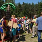 12.06.2016 п.Абан, парк "Горка", День России