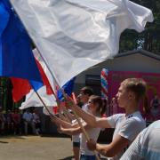 12.06.2016 п.Абан, парк "Горка", День России