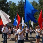 12.06.2016 п.Абан, парк "Горка", День России