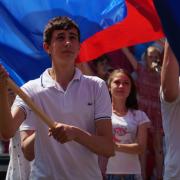 12.06.2016 п.Абан, парк "Горка", День России
