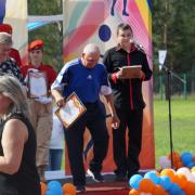 Открытие в поселке Абан стадиона имени Олимпийского чемпиона по греко-римской борьбе А.В. Шумакова 29 августа 2020г