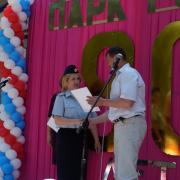 12.06.2016 п.Абан, парк "Горка", День России