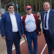 Открытие в поселке Абан стадиона имени Олимпийского чемпиона по греко-римской борьбе А.В. Шумакова 29 августа 2020г