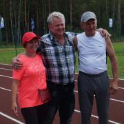 Открытие в поселке Абан стадиона имени Олимпийского чемпиона по греко-римской борьбе А.В. Шумакова 29 августа 2020г