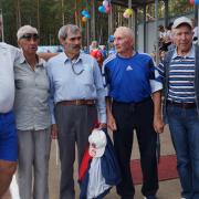 Открытие в поселке Абан стадиона имени Олимпийского чемпиона по греко-римской борьбе А.В. Шумакова 29 августа 2020г