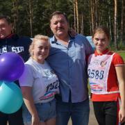 Открытие в поселке Абан стадиона имени Олимпийского чемпиона по греко-римской борьбе А.В. Шумакова 29 августа 2020г