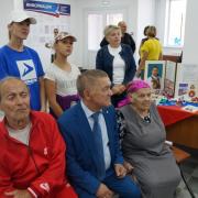 Открытие в поселке Абан стадиона имени Олимпийского чемпиона по греко-римской борьбе А.В. Шумакова 29 августа 2020г