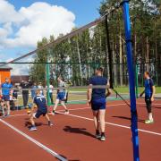 Открытие в поселке Абан стадиона имени Олимпийского чемпиона по греко-римской борьбе А.В. Шумакова 29 августа 2020г