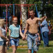 12.06.2016 п.Абан, парк "Горка", День России