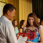 23.06.2016г РДК п.Абан Слёт отличников, медалистов и одаренных детей