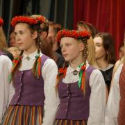 Большой праздничный концерт учащихся и преподавателей музыкальной школы г. Рига в РДК п. Абан 2 мая 2018г