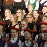 Большой праздничный концерт учащихся и преподавателей музыкальной школы г. Рига в РДК п. Абан 2 мая 2018г