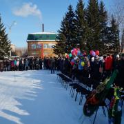 7.11.2016г торжественный митинг п.Абан 