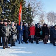 7.11.2016г торжественный митинг п.Абан 