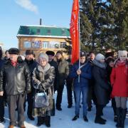 7.11.2016г торжественный митинг п.Абан 