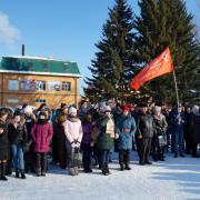 7.11.2016г торжественный митинг п.Абан 