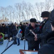 7.11.2016г торжественный митинг п.Абан 