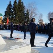 7.11.2016г торжественный митинг п.Абан 