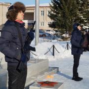 7.11.2016г торжественный митинг п.Абан 