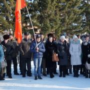 7.11.2016г торжественный митинг п.Абан 
