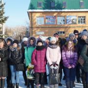 7.11.2016г торжественный митинг п.Абан 