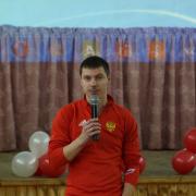 18.02.2016г п.Абан Встреча с двукратным олимпийским чемпионом Евгением Устюговым