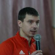18.02.2016г п.Абан Встреча с двукратным олимпийским чемпионом Евгением Устюговым