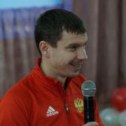 18.02.2016г п.Абан Встреча с двукратным олимпийским чемпионом Евгением Устюговым