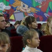 18.02.2016г п.Абан Встреча с двукратным олимпийским чемпионом Евгением Устюговым