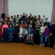 18.02.2016г п.Абан Встреча с двукратным олимпийским чемпионом Евгением Устюговым
