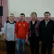 18.02.2016г п.Абан Встреча с двукратным олимпийским чемпионом Евгением Устюговым