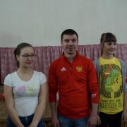 18.02.2016г п.Абан Встреча с двукратным олимпийским чемпионом Евгением Устюговым