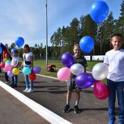 Открытие в поселке Абан стадиона имени Олимпийского чемпиона по греко-римской борьбе А.В. Шумакова 29 августа 2020г