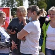 Открытие в поселке Абан стадиона имени Олимпийского чемпиона по греко-римской борьбе А.В. Шумакова 29 августа 2020г